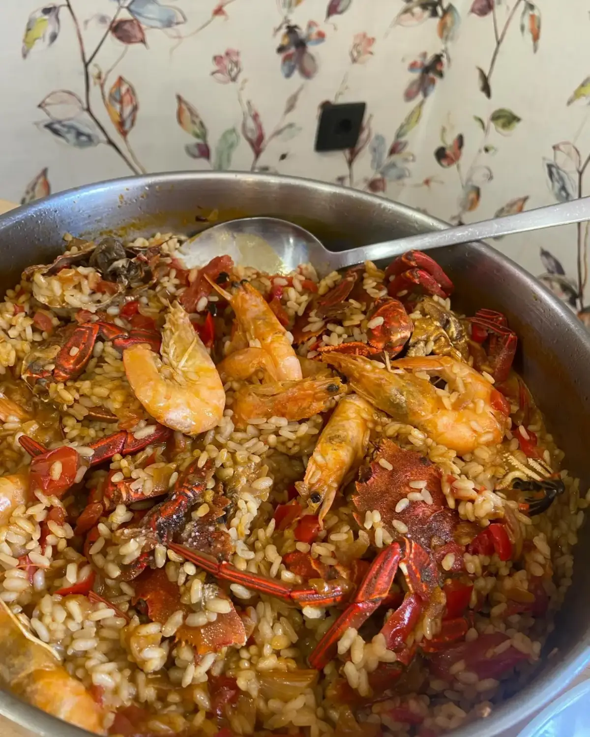 Arroz meloso de pulpo y cigalas